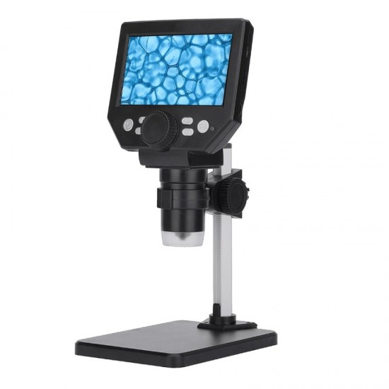 G1000 Portable Digital Microscope 4.3'' Electronic HD Video Microscopes 1-1000X HD 8MP Borescope Magnifier Camera