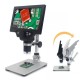 G1200 Digital Microscope 12MP 7 Inch Large Color Screen Large Base LCD Display 1-1200X Continuous G1200 Digital Microscope 12MP 7 Inch Large Color Screen Large Base LCD Display 1-1200X Continuous