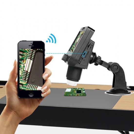G610 2MP 4.3-Inch LCD Wifi Microscope Support IOS Android System Built-in Rechargeable Battery & 8 Adjustable Leds G610 2MP 4.3-Inch LCD Wifi Microscope Support IOS Android System Built-in Rechargeable Battery & 8 Adjustable Leds
