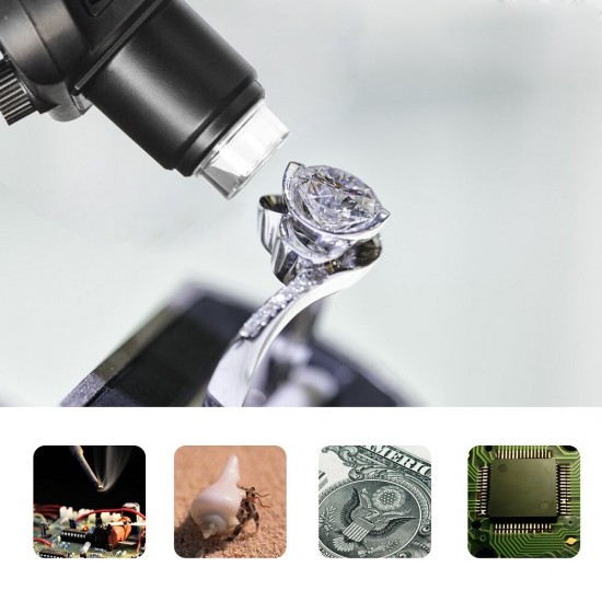 G610 2MP 4.3-Inch LCD Wifi Microscope Support IOS Android System Built-in Rechargeable Battery & 8 Adjustable Leds G610 2MP 4.3-Inch LCD Wifi Microscope Support IOS Android System Built-in Rechargeable Battery & 8 Adjustable Leds