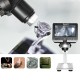 G610 WIFI 2MP 4.3inch LCD Microscope Support IOS Android System Built-in Rechargeable Battery & 8 Adjustable Leds with Metal Stand