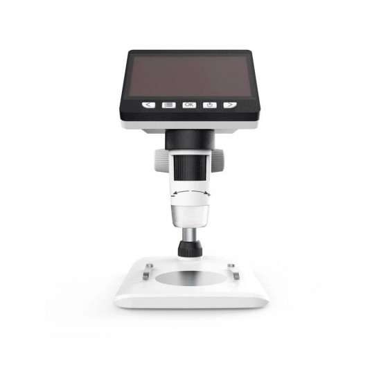 G700 4.3 Inches HD 1080P Portable Desktop LCD Digital Microscope Support 10 Languages 8 Adjustable High Brightness LED With Adjustable Bracket Picture Capture Video Recording G700 4.3 Inches HD 1080P Portable Desktop LCD Digital Microscope Support 10 Languages 8 Adjustable High Brightness LED With Adjustable Bracket Picture Capture Video Recording
