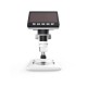 G700 4.3 Inches HD 1080P Portable Desktop LCD Digital Microscope Support 10 Languages 8 Adjustable High Brightness LED With Adjustable Bracket Picture Capture Video Recording