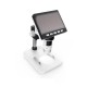 G700 4.3 Inches HD 1080P Portable Desktop LCD Digital Microscope Support 10 Languages 8 Adjustable High Brightness LED With Adjustable Bracket Picture Capture Video Recording G700 4.3 Inches HD 1080P Portable Desktop LCD Digital Microscope Support 10 Languages 8 Adjustable High Brightness LED With Adjustable Bracket Picture Capture Video Recording