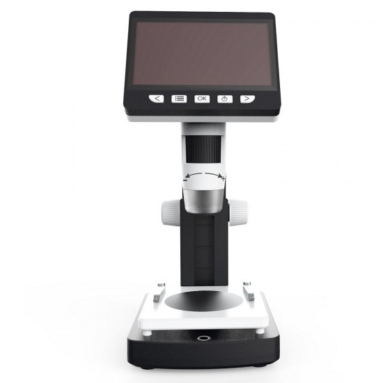 G710 1000X 4.3 inches HD 1080P Portable Desktop LCD Digital Microscope 2048*1536 Resolution Object Stage Height Adjustable Support 10 Languages 8 Adjustable High Brightness LED G710 1000X 4.3 inches HD 1080P Portable Desktop LCD Digital Microscope 2048*1536 Resolution Object Stage Height Adjustable Support 10 Languages 8 Adjustable High Brightness LED