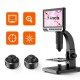 2000X Dual Lens Digital Microscope 7-inch HD IPS Large Screen Multiple Lens for Circuit/Cells Observation Up & Down Light Source Support Computer Viewing 2000X Dual Lens Digital Microscope 7-inch HD IPS Large Screen Multiple Lens for Circuit/Cells Observation Up & Down Light Source Support Computer Viewing