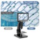 2000X Dual Lens Digital Microscope 7-inch HD IPS Large Screen Multiple Lens for Circuit/Cells Observation Up & Down Light Source Support Computer Viewing 2000X Dual Lens Digital Microscope 7-inch HD IPS Large Screen Multiple Lens for Circuit/Cells Observation Up & Down Light Source Support Computer Viewing
