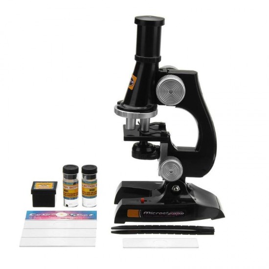Microscope Kit Lab 100X 200X 450X Home School Science Educational Toy Gift Refined Biological Microscope for Kids Microscope Kit Lab 100X 200X 450X Home School Science Educational Toy Gift Refined Biological Microscope for Kids