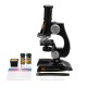 Microscope Kit Lab 100X 200X 450X Home School Science Educational Toy Gift Refined Biological Microscope for Kids