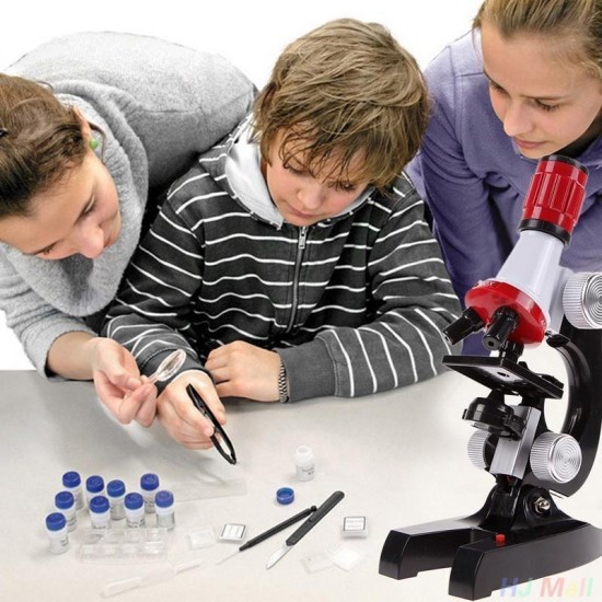 Microscope Kit Lab LED 100X 100X 1200X Home School Educational Toy Gift Biological Microscope For Kids Child Microscope Kit Lab LED 100X 100X 1200X Home School Educational Toy Gift Biological Microscope For Kids Child