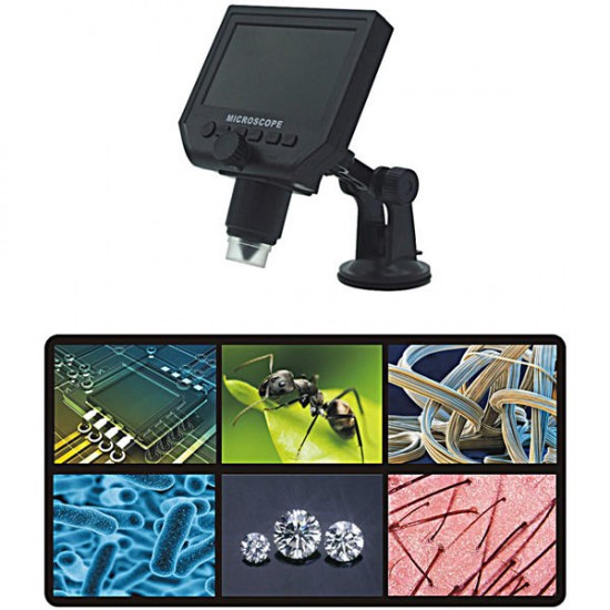 G600 Digital Portable 1-600X 3.6MP Microscope Continuous Magnifier G600 Digital Portable 1-600X 3.6MP Microscope Continuous Magnifier