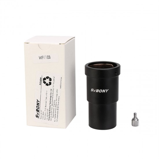 SV157 70mm 1.25'' Visual Extension Tube Eyepiece Adapter SV157 70mm 1.25'' Visual Extension Tube Eyepiece Adapter