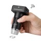 UM017B 200X Wireless Wi-Fi Digital Zoom Microscope 3.0MP Camera 6-LED Light Handheld Magnifying Glass Magnifier