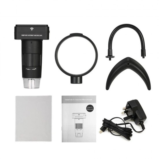 UM017B 200X Wireless Wi-Fi Digital Zoom Microscope 3.0MP Camera 6-LED Light Handheld Magnifying Glass Magnifier UM017B 200X Wireless Wi-Fi Digital Zoom Microscope 3.0MP Camera 6-LED Light Handheld Magnifying Glass Magnifier