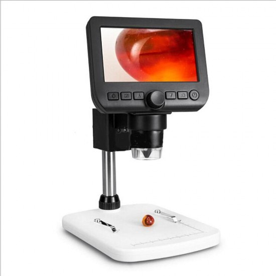 UM046 600X 4.3 Inch Large LCD Screen Digital Microscope Electronic Magnifier With 8 Adjustable High Brightness LED UM046 600X 4.3 Inch Large LCD Screen Digital Microscope Electronic Magnifier With 8 Adjustable High Brightness LED