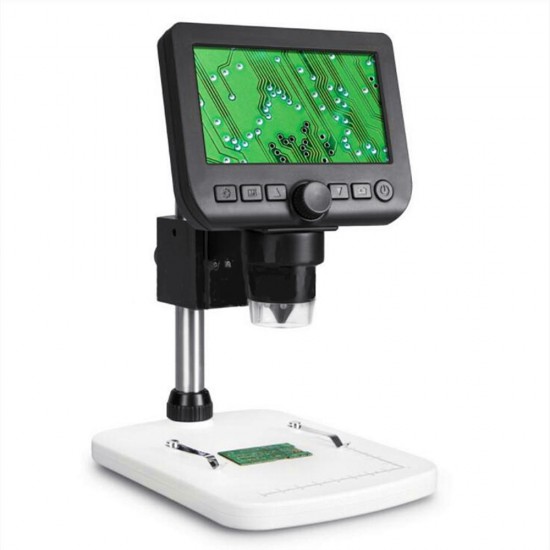 UM046 600X 4.3 Inch Large LCD Screen Digital Microscope Electronic Magnifier With 8 Adjustable High Brightness LED