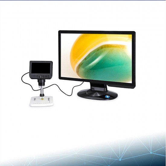 UM046 600X 4.3 Inch Large LCD Screen Digital Microscope Electronic Magnifier With 8 Adjustable High Brightness LED UM046 600X 4.3 Inch Large LCD Screen Digital Microscope Electronic Magnifier With 8 Adjustable High Brightness LED