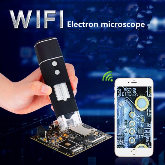 WIFI Microscope 50-1000 Times Cell Phone Microscope Cultural Relic Identification Jewelry and Jade