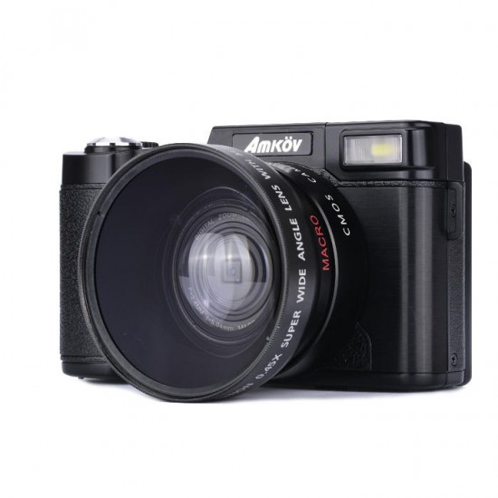 CDR2 24MP 1080P 4X Digital Zoom Camera with 3 Inch Rotatable TFT Screen 52mm Wide Angle Lens CDR2 24MP 1080P 4X Digital Zoom Camera with 3 Inch Rotatable TFT Screen 52mm Wide Angle Lens