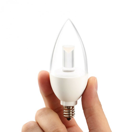 AL-B04 E12 4.5W Dimmable LED Candle Bulb Warm White / Pure White