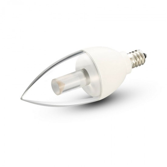 AL-B04 E12 4.5W Dimmable LED Candle Bulb Warm White / Pure White