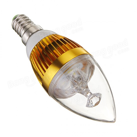 Dimmable E14 6W LED White Warm White LED Candle Light Bulb 220V