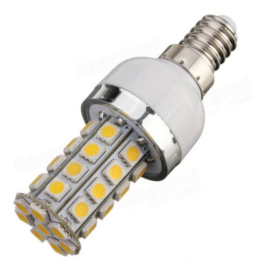 Dimmable E14 Cool/Warm White 7W 5050 SMD 36LED Corn Bulb 110V