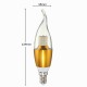 Dimmable E27 E14 E12 60 SMD 3014 580LM LED Candle Bulb Golden Glass Warm White White Lamp AC 110V