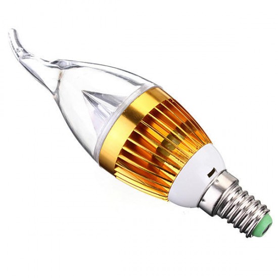 Dimmable E27 E14 E12 B22 4.5W 220V LED Chandelier Candle Light Bulb