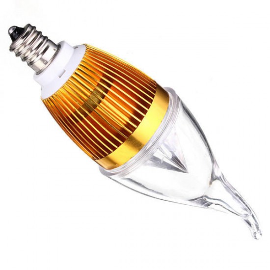 Dimmable E27 E14 E12 B22 4.5W 220V LED Chandelier Candle Light Bulb Dimmable E27 E14 E12 B22 4.5W 220V LED Chandelier Candle Light Bulb