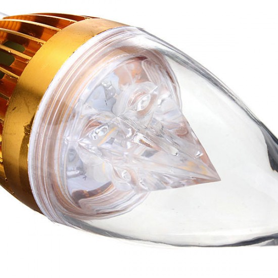 Dimmable E27 E14 E12 B22 4.5W 220V LED Chandelier Candle Light Bulb Dimmable E27 E14 E12 B22 4.5W 220V LED Chandelier Candle Light Bulb