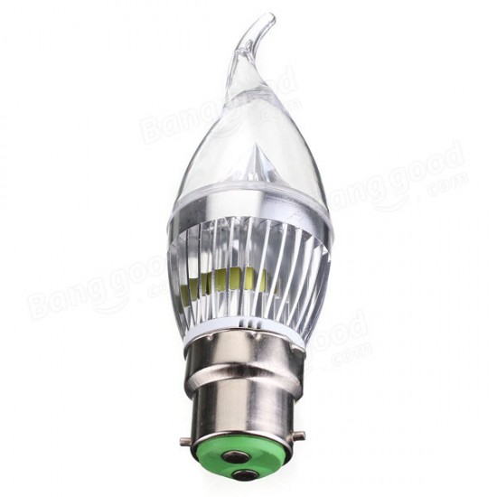 Dimmable E27 E14 E12 B22 4.5W 220V Silver Cover LED Candle Light Bulb Dimmable E27 E14 E12 B22 4.5W 220V Silver Cover LED Candle Light Bulb