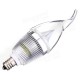 Dimmable E27 E14 E12 B22 4.5W 220V Silver Cover LED Candle Light Bulb