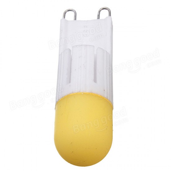 Dimmable G9 3W AC 200-240V White/Warm White LED COB Ceramic Bulb