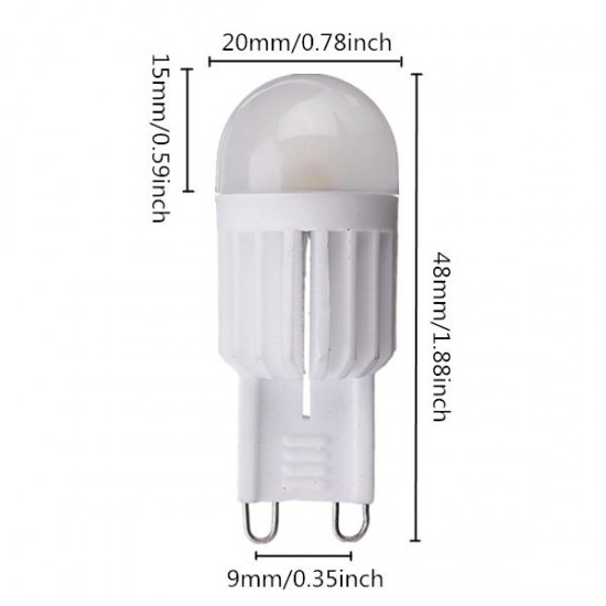 Dimmable G9 5W AC 220-240V White/Warm White LED Small Bulb