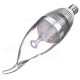 E12 4.5W 500-550lm Dimmable LED Candle Light Bulb Silver AC 220V