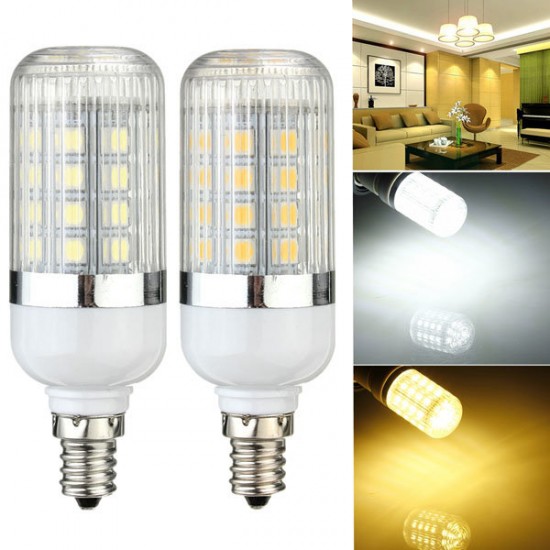 E12 Dimmable 4.5W 36 SMD 5050 LED Corn Light Bulb Lamp 110V