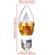 E12 E14 E27 B22 Dimmable 3W LED Chandelier Candle Light Bulb 220V