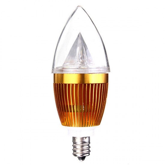 E12 E14 E27 B22 Dimmable 3W LED Chandelier Candle Light Bulb 220V