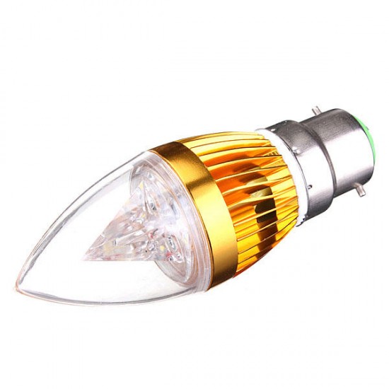 E12 E14 E27 B22 Dimmable 3W LED Chandelier Candle Light Bulb 220V