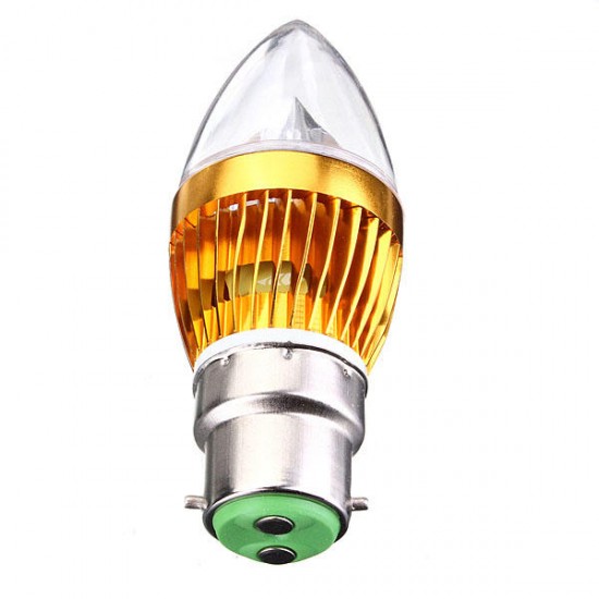 E12 E14 E27 B22 Dimmable 3W LED Chandelier Candle Light Bulb 220V