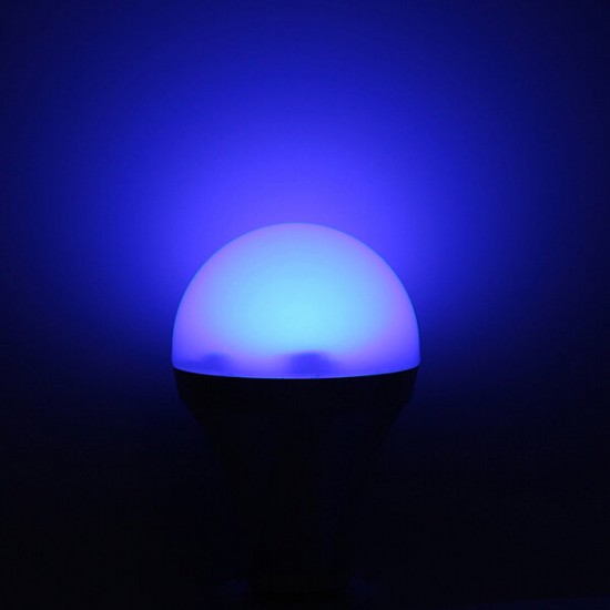 E27 12W RGBW Dimmable Smart Colorful Globe LED Light Bulb Remote Control AC85-265V