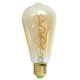 E27 4W ST64 Edison Dimmable Clear Gold Warm White Retro Edison LED Light Bulb AC110-130V AC220-240V