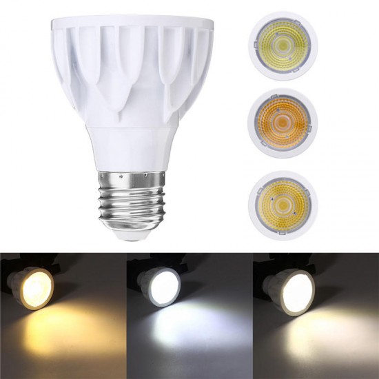 E27 7W Super Bright Dimmable Par 20 LED COB Spot Light Bulb Epistar Lamp AC220V