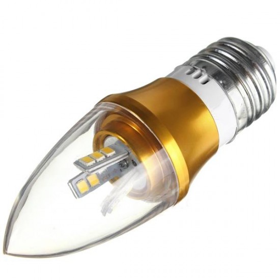 E27/E14/E12/B22/B15 Dimmable LED Bulb 3W SMD 2835 Chandelier Candle Light Lamp AC 220V