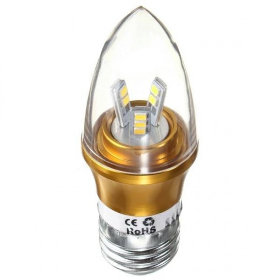 E27/E14/E12/B22/B15 Dimmable LED Bulb 3W SMD 2835 Chandelier Candle Light Lamp AC 220V