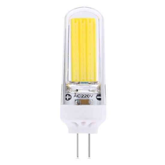 G4 3W COB2609 Dimmable Warm White Pure White LED Corn Light Bulb AC220V