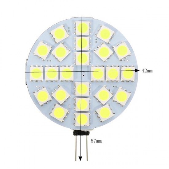 G4 3W Dimmable SMD5050 24LEDs Warm White Pure White Ligth Bulb DC12V G4 3W Dimmable SMD5050 24LEDs Warm White Pure White Ligth Bulb DC12V