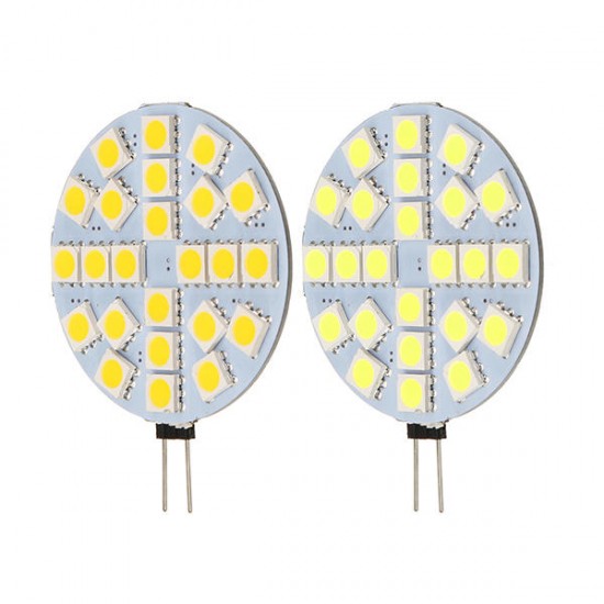 G4 3W Dimmable SMD5050 24LEDs Warm White Pure White Ligth Bulb DC12V G4 3W Dimmable SMD5050 24LEDs Warm White Pure White Ligth Bulb DC12V
