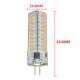 G4/G9/E11/E12/E14/E17/BA15D Dimmable LED Bulb 4W 80 SMD 4014 Corn Light Lamp AC 110V